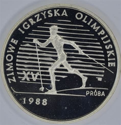 1000 ZŁ 1987 PRÓBA XV ZIMOWE IGRZYSKA OLIMPIJSKIE Zabrze Kup teraz