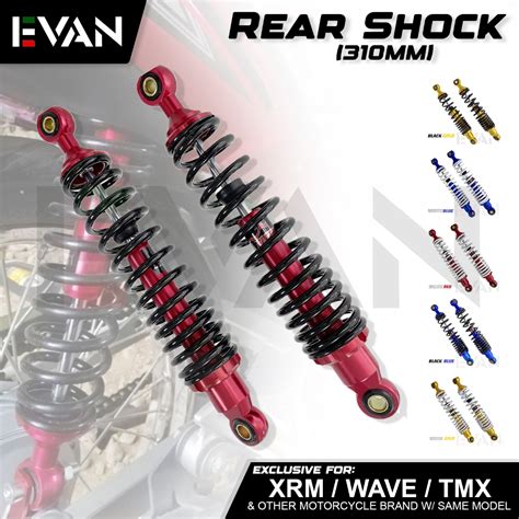 EVAN PH 310mm Rear Dual Shock 1 Set Absorber For Xrm Wave Tmx Smash