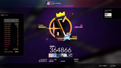 DJMAX RESPECT V I Ve Got A Feeling 6B SC MAX COMBO YouTube Music