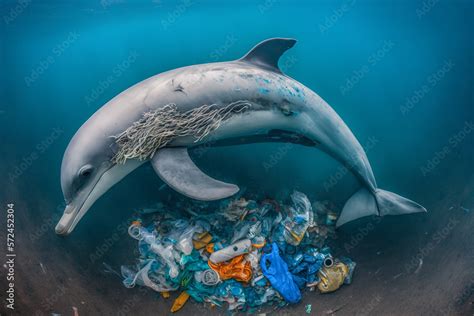 Environmental Problem Ocean Pollution Concept The Tragic Reality Of