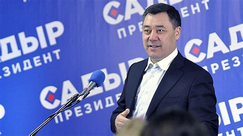 Sadyr Japarov Se Proclama Vencedor En Las Elecciones Presidenciales De