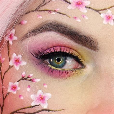 Cherry Blossom Makeup 🌸💕 Ig Georgiarosex Make Up Artistik