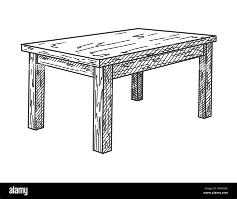 Table Perspective Drawing