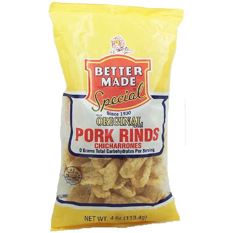 Better Made Original Pork Rinds Chicharrones Oz