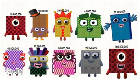 Numberblocks Band 10 Million To 100 Million Dance To The Beat Of The