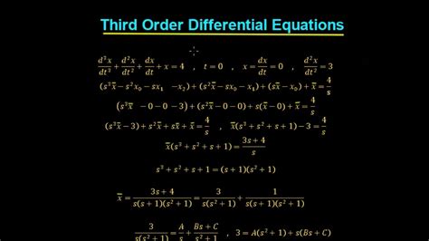 Third Order Differential Equation