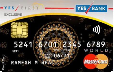 Yes Bank First Exclusive Credit Card Bestvaluesguide