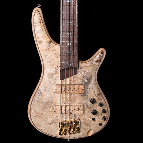 Ibanez Sr5bblt 5 String Premium Bass Buckeye Burl Top Reverb