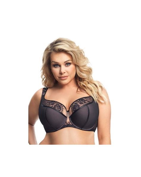 Gorsenia Alicante Black Semi Soft Bra K