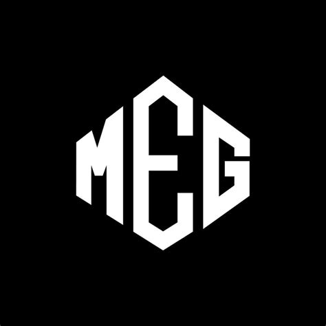 Création De Logo De Lettre Meg Avec Forme De Polygone Création De Logo