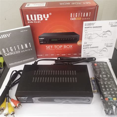 Jual Set Top Box Dvbt C Receiver Luby Tv Stb Digital Dvb T