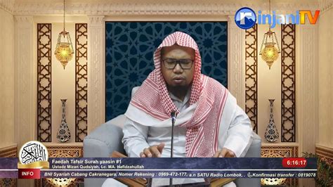 Faedah Tafsir Surah Yasin 1 Ustadz Mizan Qudsiyah Lc MA حفظه الله