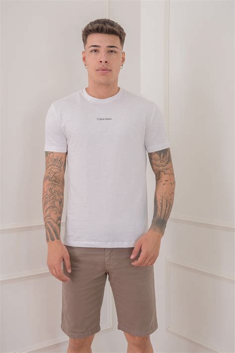 Camiseta Mc Calvin Klein Logo Comprar Online Pir Mide Center