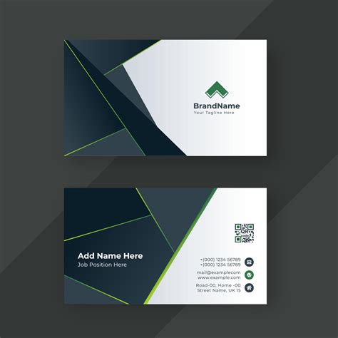 Modern Business Card 7703742 Vector Art At Vecteezy