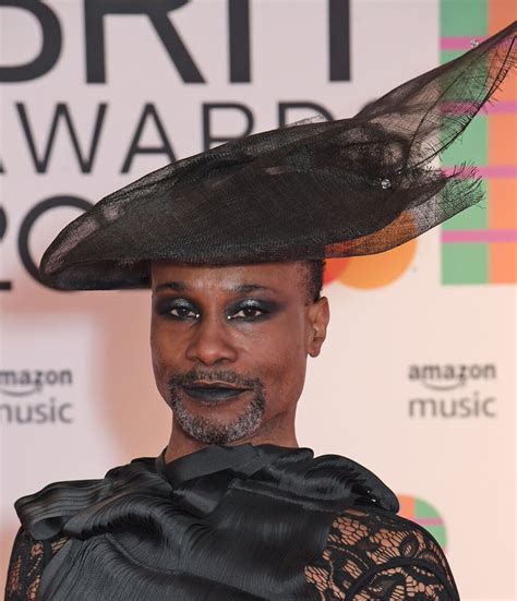 Billy Porters Matte Black Lipstick At The 2021 Brit Awards The Best