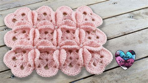 Point D Fleurs Tutoriel Au Crochet Pr Sent Par Lidia Crochet Tricot