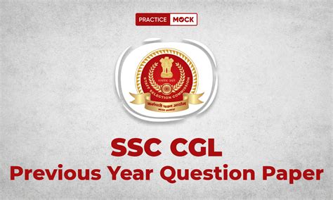 Ssc Cgl Tier Previous Year Question Papers Free Pdfs