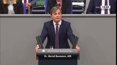 Aktuell Rede Dr Bernd Baumann Afd Am Juli Im Deutschen