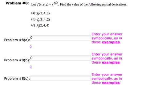 Solved Problem 8 Let Fx Y Z Xyz Find The Value Of