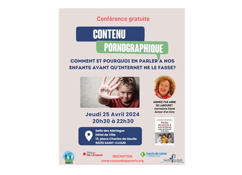 Conf Rence Gratuite Contenu Porno Comment Et Pourquoi En Parler