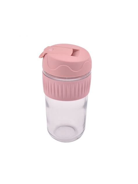 Glass Cup With Lid 500 Ml