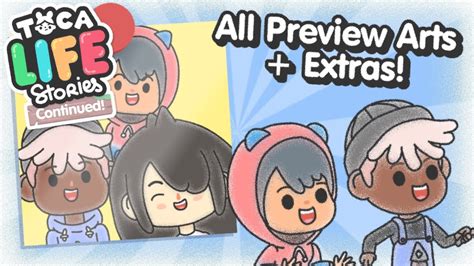 Toca Life Stories Continued Preview Arts Extras Toca Life Tales