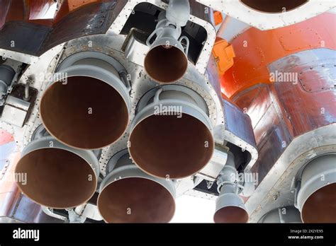 Large Rocket Nozzle Close Up Stock Photo Alamy
