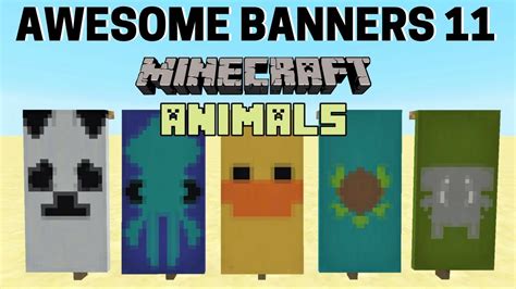 5 Awesome Minecraft Banner Designs With Tutorial 11 Youtube