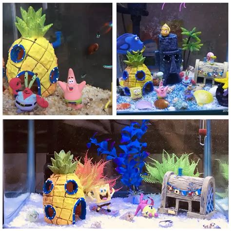 Spongebob Fish Tank Decorations Patrick S House Bmp Clown