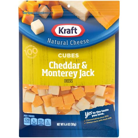 Cubes Kraft Natural Cheese