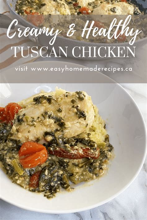 Healthy Tuscan Chicken Creamy Tuscan Chicken Recipe Tuscan Chicken Pasta Paleo Chicken Recipes