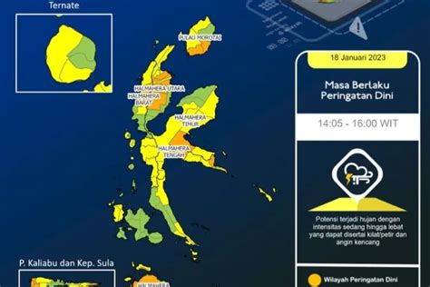 Update Cuaca Terbaru Wilayah Maluku Utara Januari Dari Siang