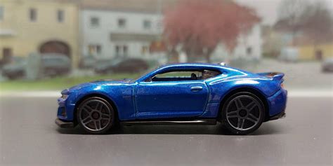 Chevrolet Camaro Zl Modellauto Hot Wheels In Blau Von Mitglied