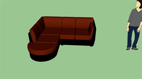 Jennifer Sofa L Shaped Sofa 3d Model