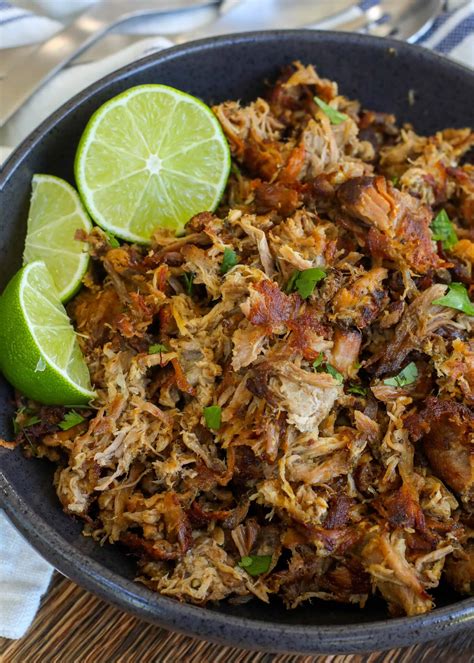 Juicy Crispy Slow Cooker Carnitas Barefeet In The Kitchen