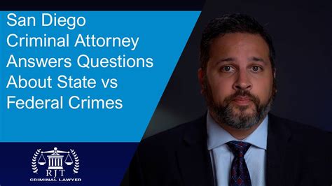 San Diego Criminal Attorney Answers Questions About State Vs Federal