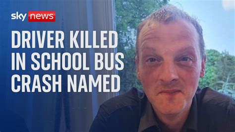 M53 School Bus Crash Driver Who Died Named As Stephen Shrimpton Youtube