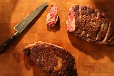 Perfect Pan Seared Ribeye Steaks Recipe Alton Brown Hot Sex Picture