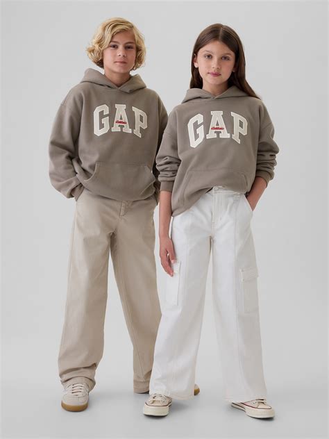 Kids Vintage Soft Athletic Logo Hoodie | Gap