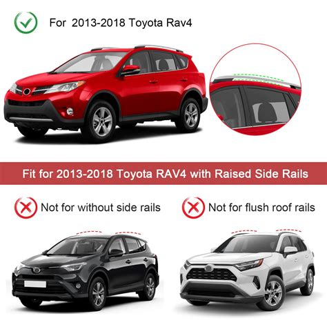 Kinggeri Roof Racks Cross Bars For Toyota Rav4 2013 2018 Accessories