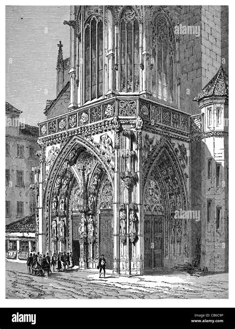 Gothic church drawing hi-res stock photography and images - Alamy