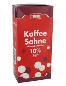 Turm Kaffeesahne 10 Fett 1000g 1er Pack Amazon De Lebensmittel