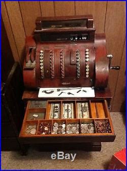 Antique National Cash Register Model Rare Original Great