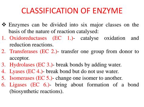 SOLUTION Classification And Nomenclature Of Enzyme Studypool