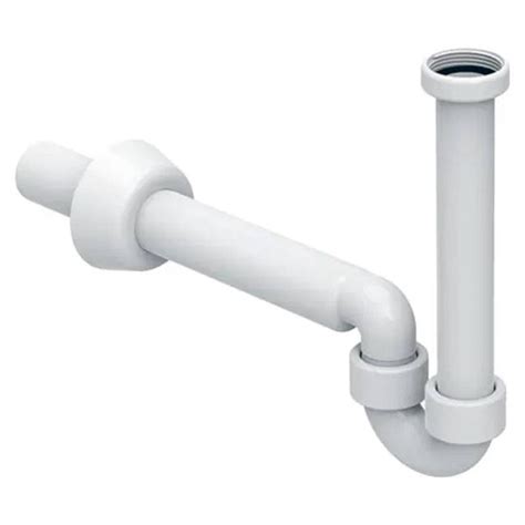 Sifón curvo para lavabo y bidé Geberit salida horizontal Blanco 151 101