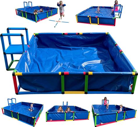 Amazon.com: Plastic Kiddie Pool for Kids Ages 8-12 - Buildable Backyard ...