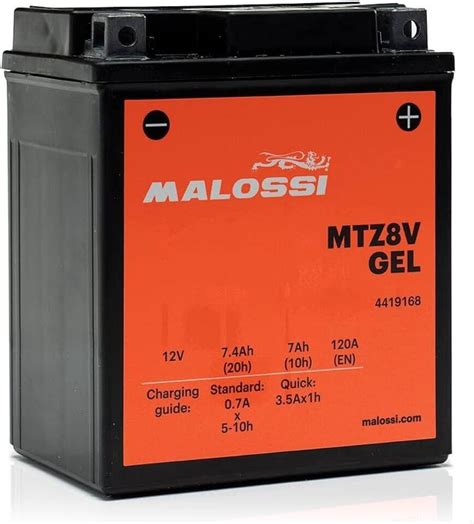 Batteria Malossi Mtz V Gel Yamaha Xmax V Ah