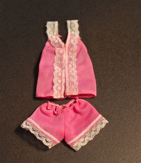 1980's Barbie Fashions 1980s Barbie, Pink Satin, White Lace, Lace Trim ...