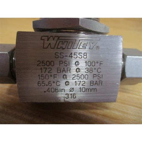 Whitey Ss S Swagelok Ball Valve Ss S New No Box Mara Industrial