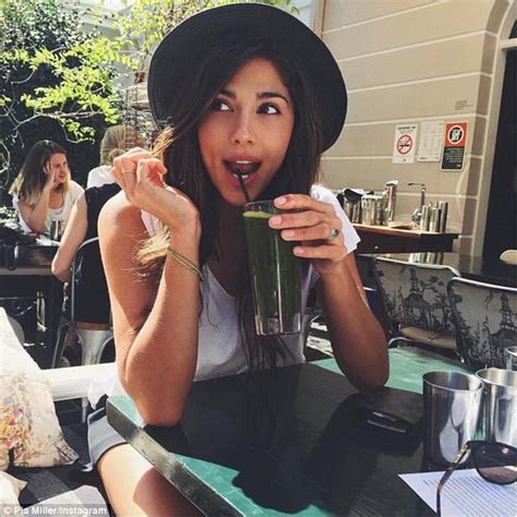 Home And Away S Pia Miller Flaunts Her Slim Physique In Striped Bikini Daily Mail Online